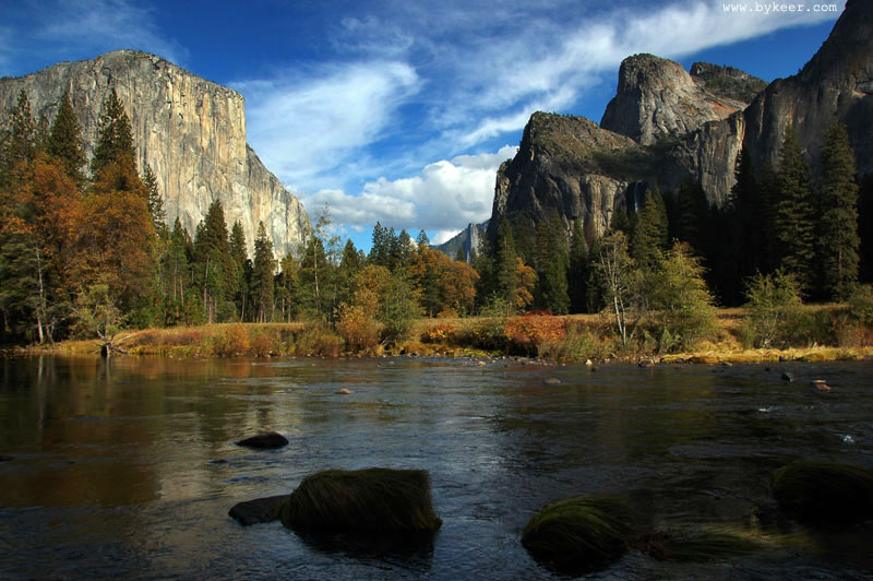 Yosemite National Park(6): 这里是一个拍摄Yosemite峡谷的经典角度