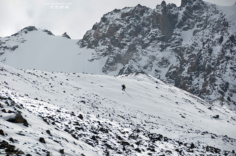 绝色狼塔(一)(21): 一个强悍的哥们不走寻常路，踏着齐膝深的积雪在山坡上硬切