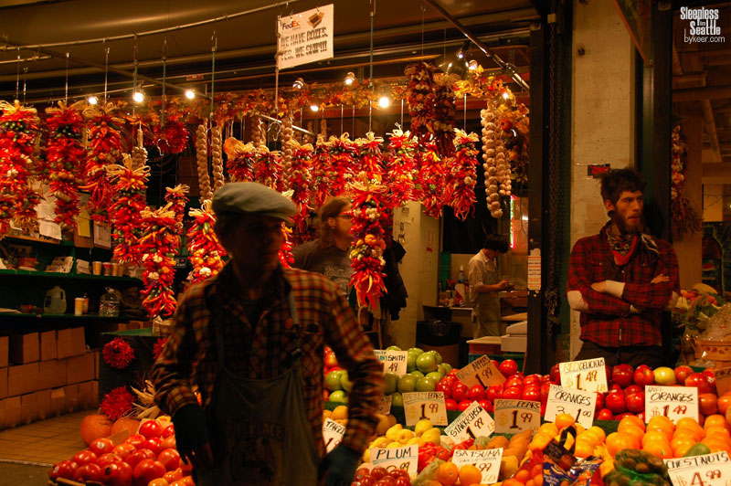 Sleepless in Seattle(12): 派克市场中的干花和水果